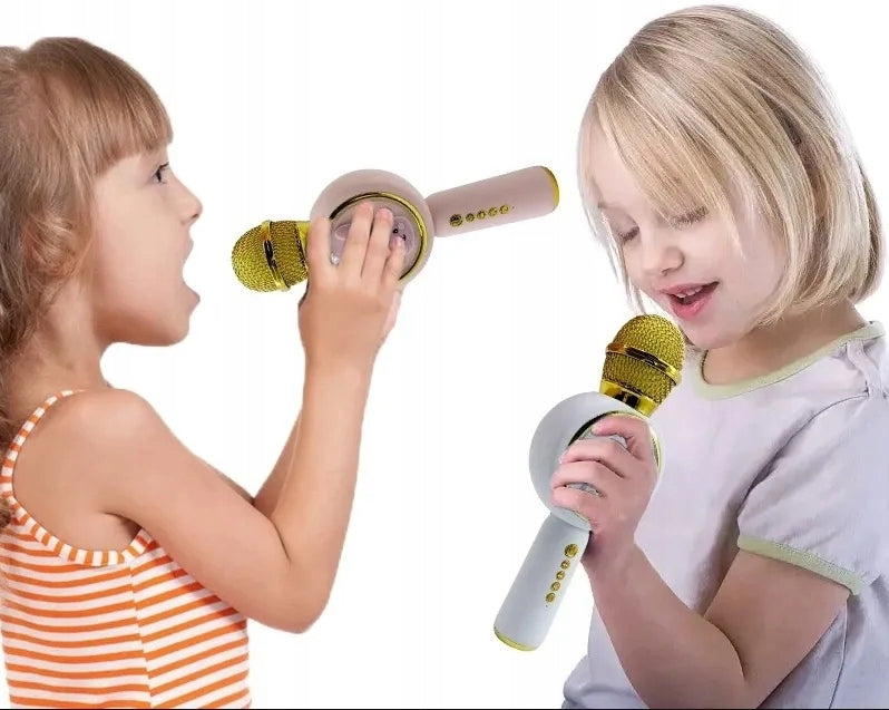 Belaidis Karaoke Mikrofonas Vaikams su Bluetooth ir Garsiakalbiu