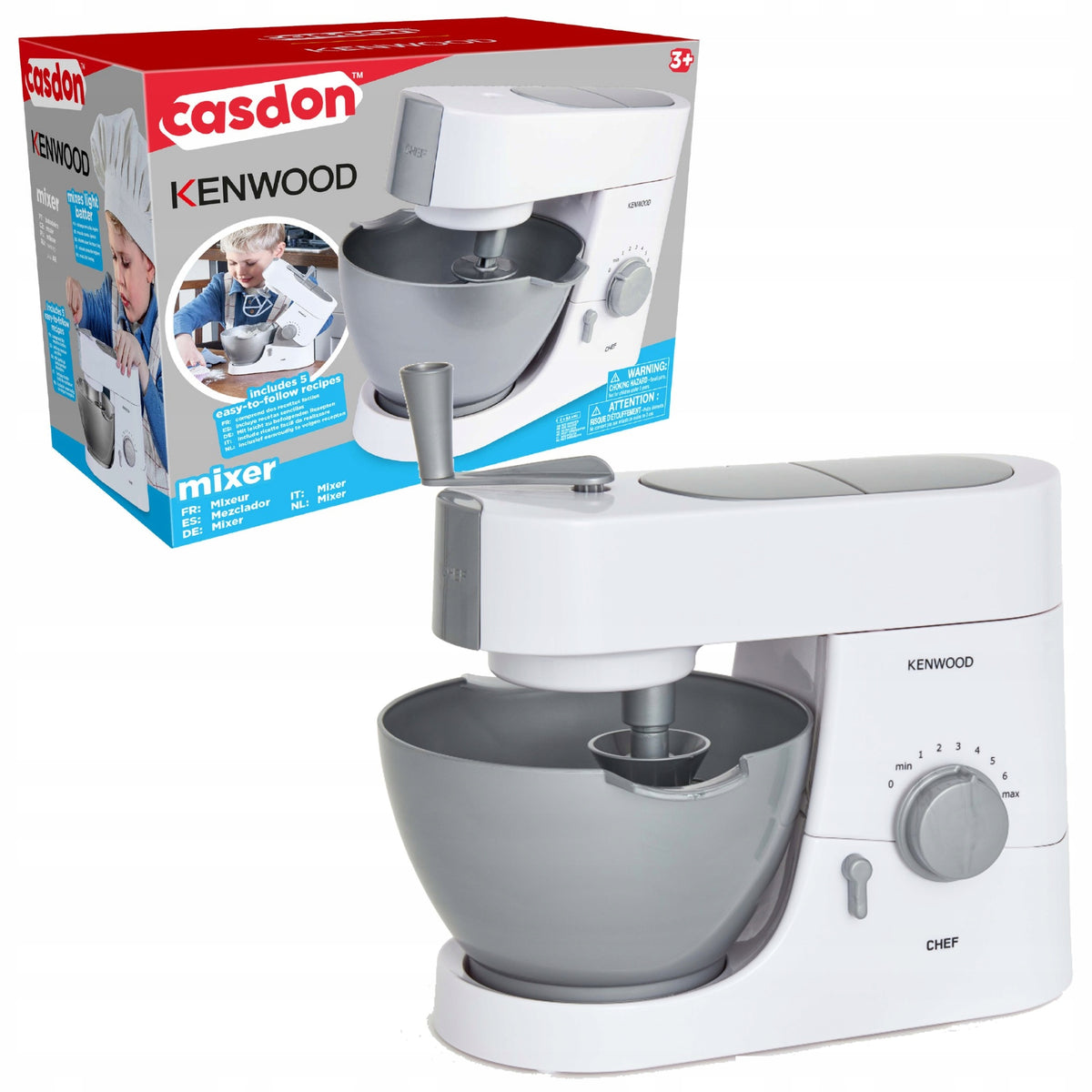 Žaislinis Virtuvės Robotas Vaikams Kenwood Casdon, 24 cm