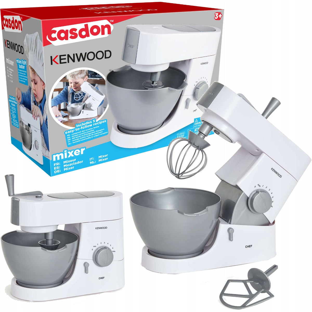 Žaislinis Virtuvės Robotas Vaikams Kenwood Casdon, 24 cm
