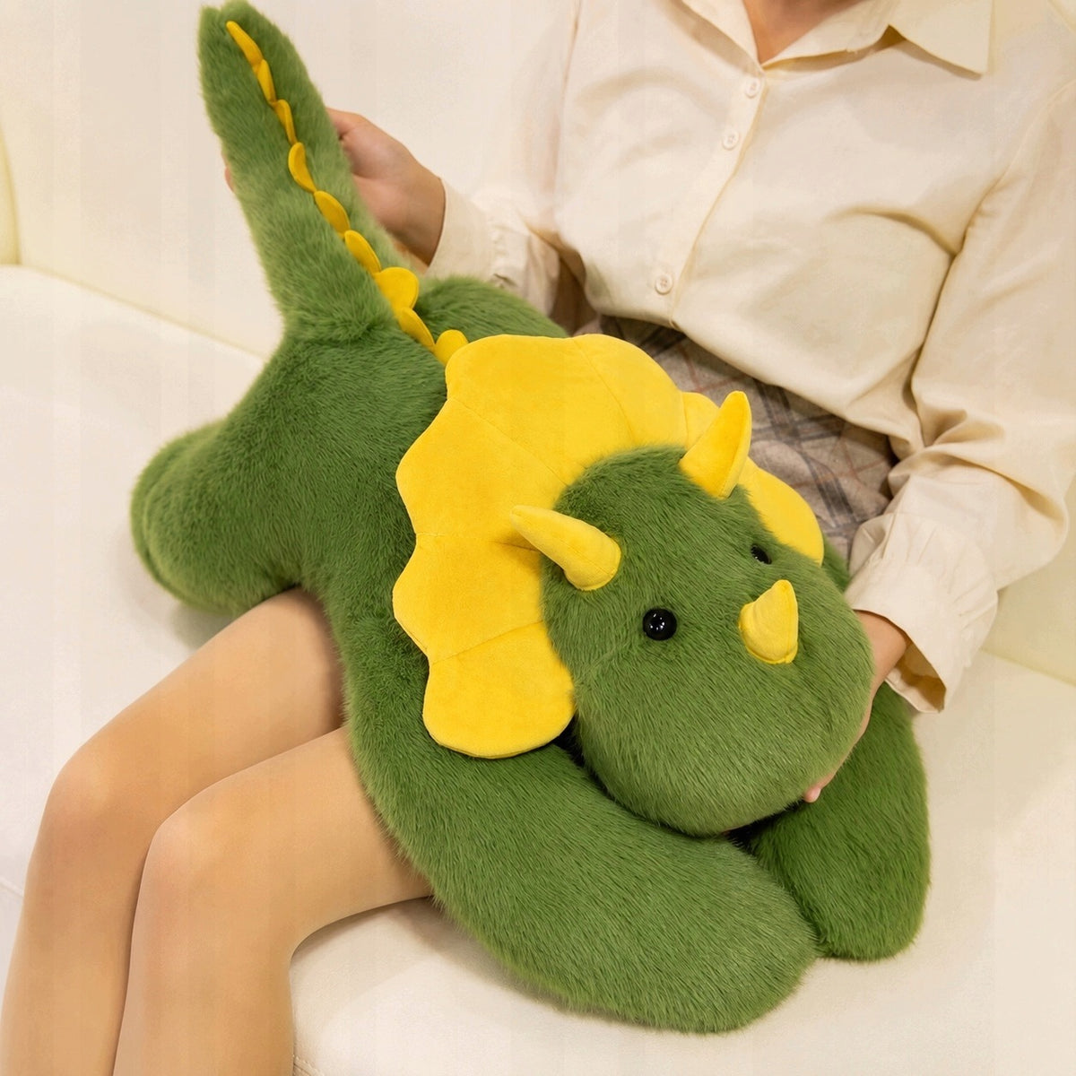Sunkusis Terapinis Dinozauro Pliušinukas Vaikams su ADHD ir Autizmu – 1,3 kg