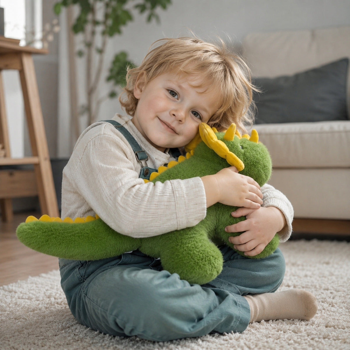Sunkusis Terapinis Dinozauro Pliušinukas Vaikams su ADHD ir Autizmu – 1,3 kg
