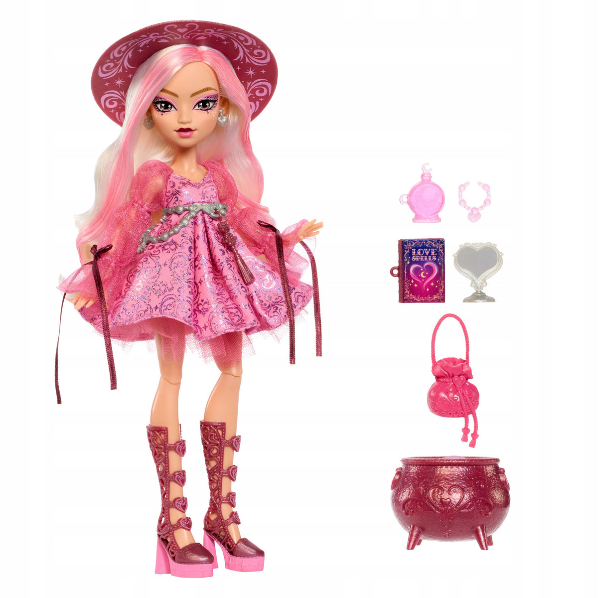 Monster High Moonspell Magic Lėlė Carina Song – Meilės Ragana Su Priedais