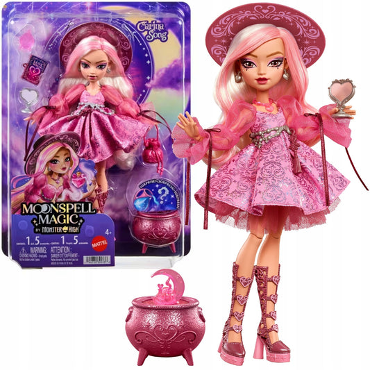 Monster High Moonspell Magic Lėlė Carina Song – Meilės Ragana Su Priedais