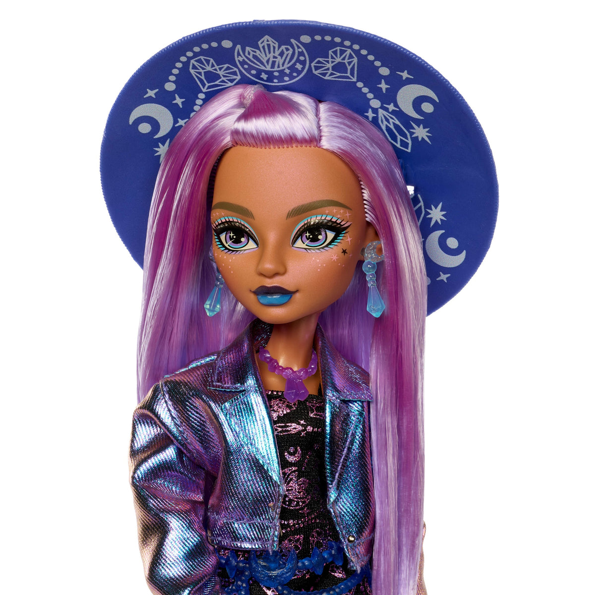 Monster High Moonspell Magic Lėlė Layla Stone – Kristalų Ragana + Priedai