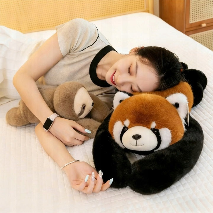 Svorinis Pliušinis Meškiukas Raudonoji Panda – Didelis, 65 cm, 1 kg