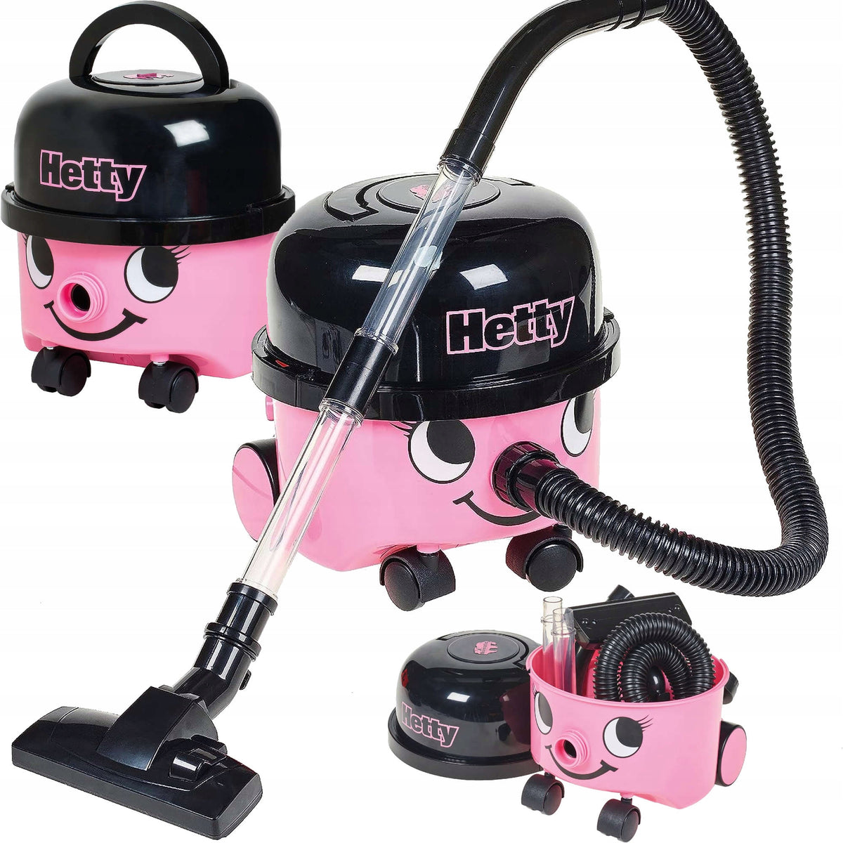 Žaislinis Dulkių Siurblys Vaikams Hetty su Siurbimo Funkcija – Rožinis, Casdon