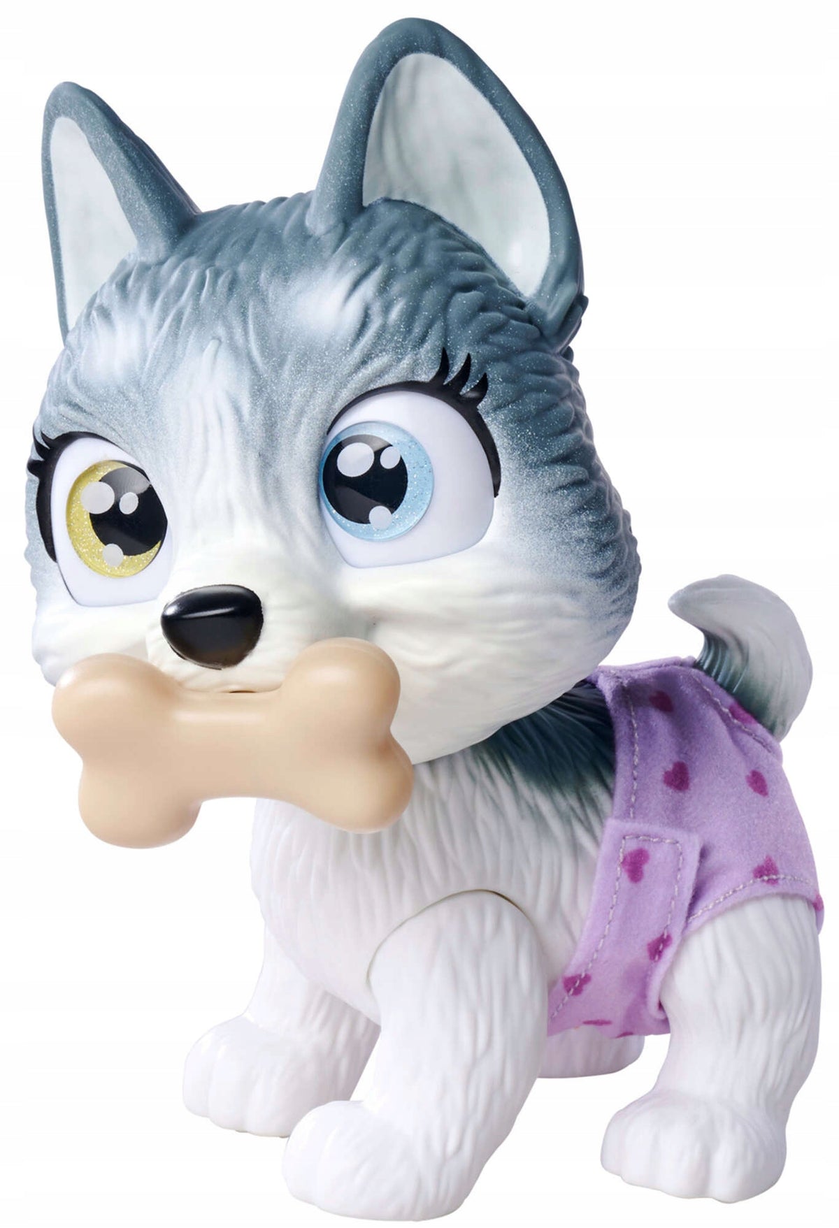 Pamper Petz Interaktyvus Šuniukas Husky 20 cm + Priedai