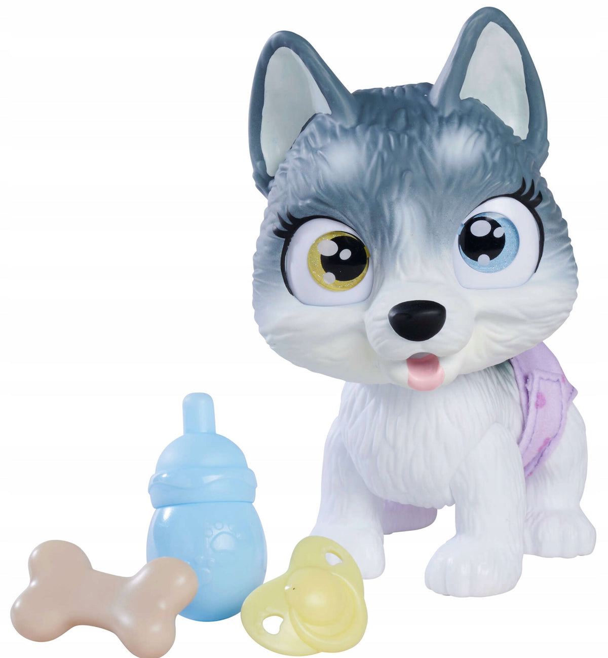 Pamper Petz Interaktyvus Šuniukas Husky 20 cm + Priedai