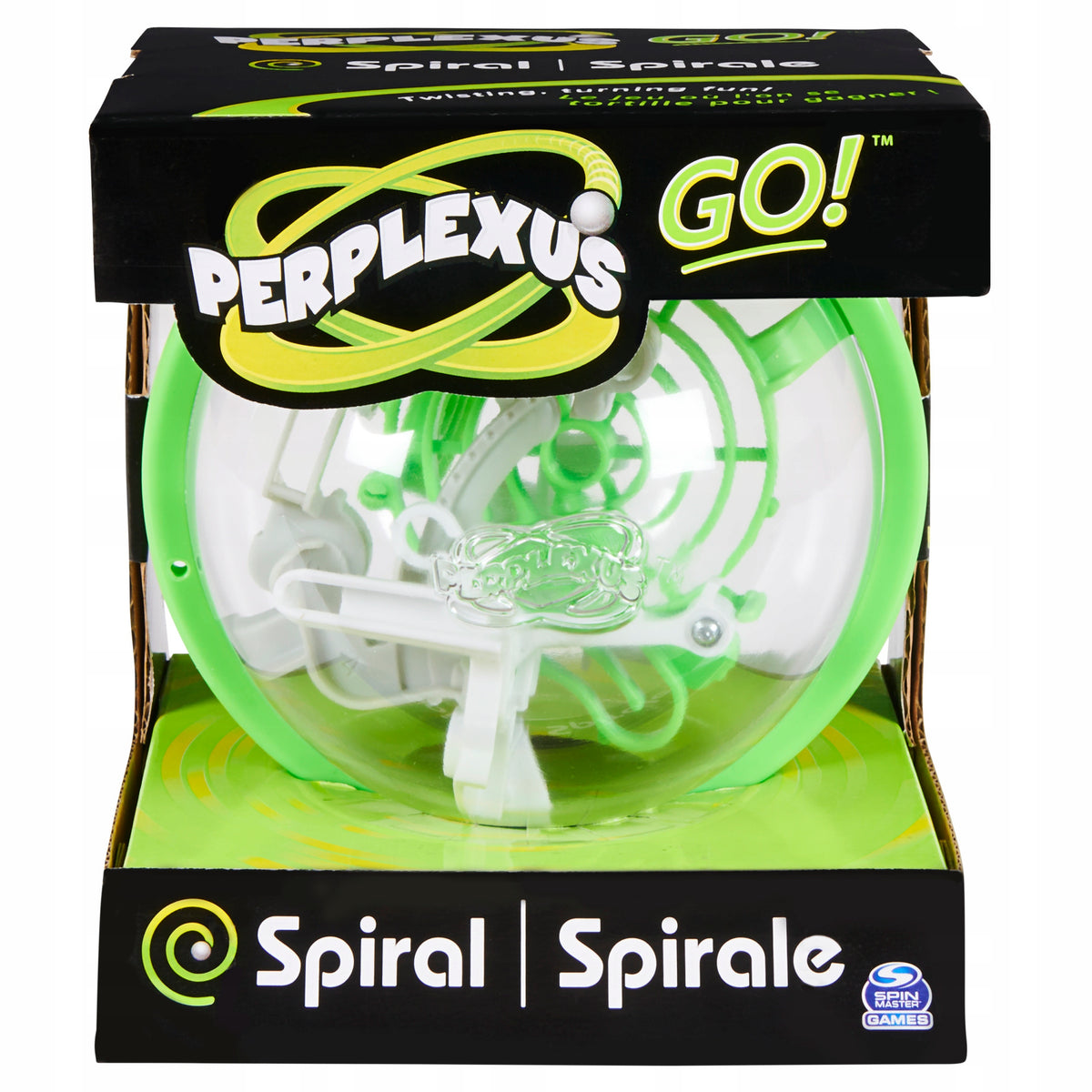 Perplexus Go! 3D Kamuoliuko Labirintas – Žalias Miklumo Žaidimas Vaikams Nuo 6 Metų