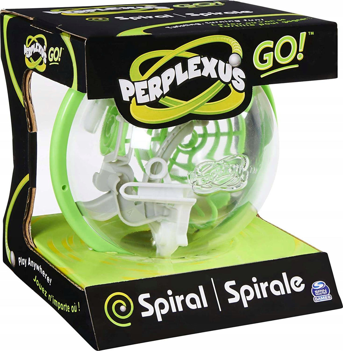 Perplexus Go! 3D Kamuoliuko Labirintas – Žalias Miklumo Žaidimas Vaikams Nuo 6 Metų