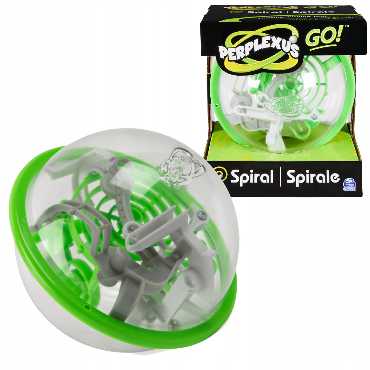 Perplexus Go! 3D Kamuoliuko Labirintas – Žalias Miklumo Žaidimas Vaikams Nuo 6 Metų