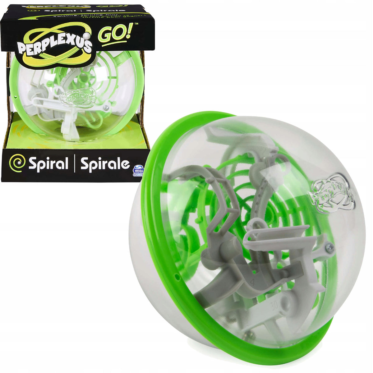 Perplexus Go! 3D Kamuoliuko Labirintas – Žalias Miklumo Žaidimas Vaikams Nuo 6 Metų