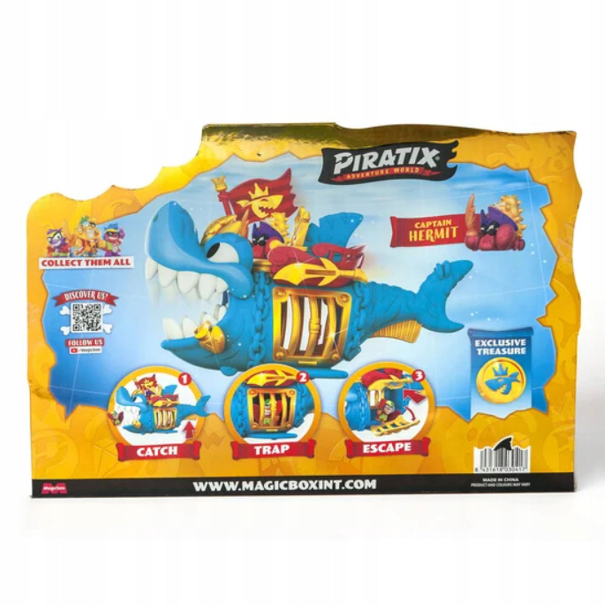 Piratix King Shark – Žaislinis Rinkinys Su Figūrėle