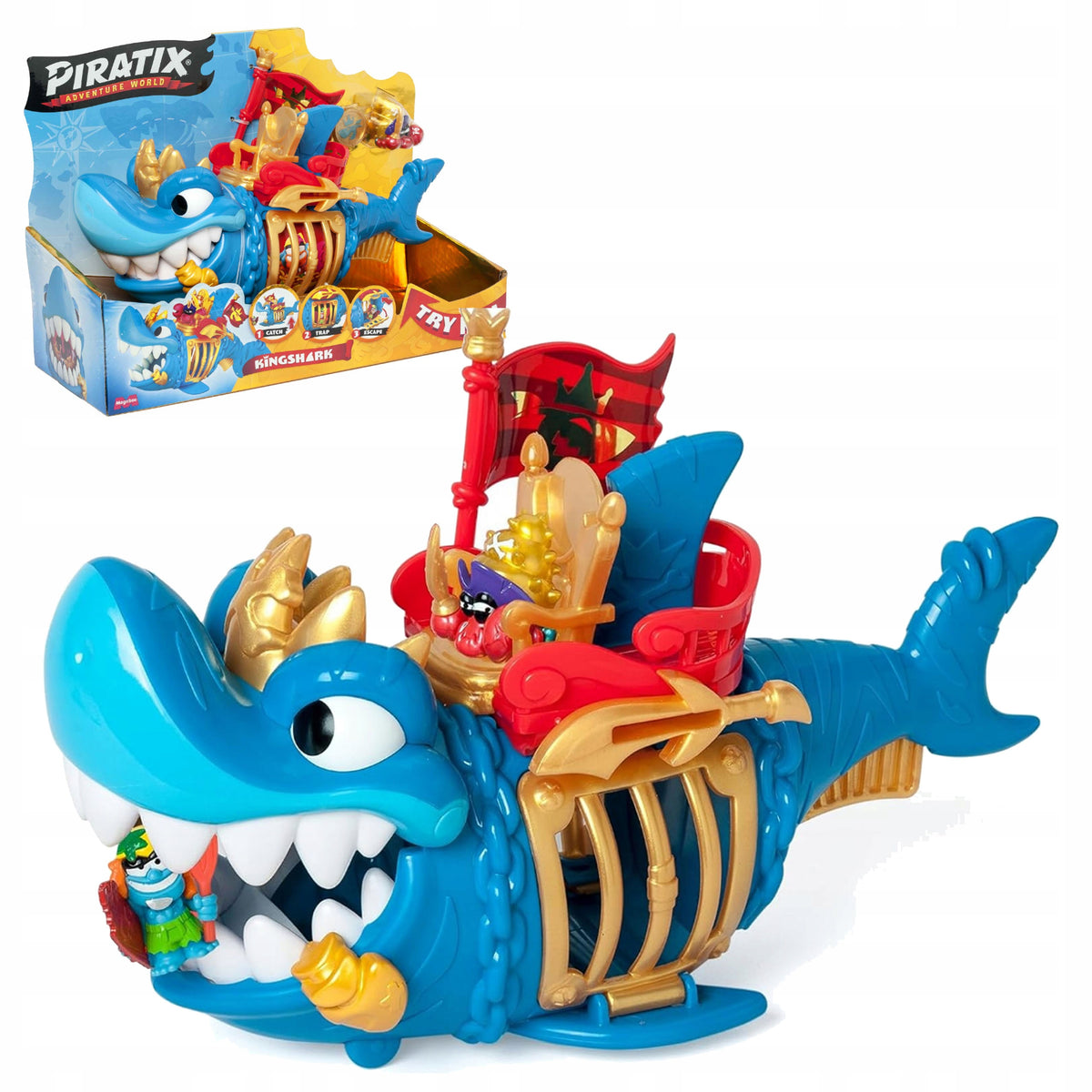 Piratix King Shark – Žaislinis Rinkinys Su Figūrėle