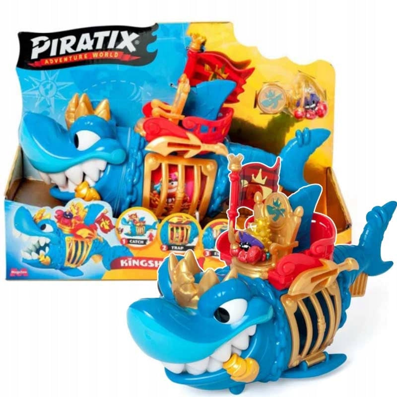 Piratix King Shark – Žaislinis Rinkinys Su Figūrėle