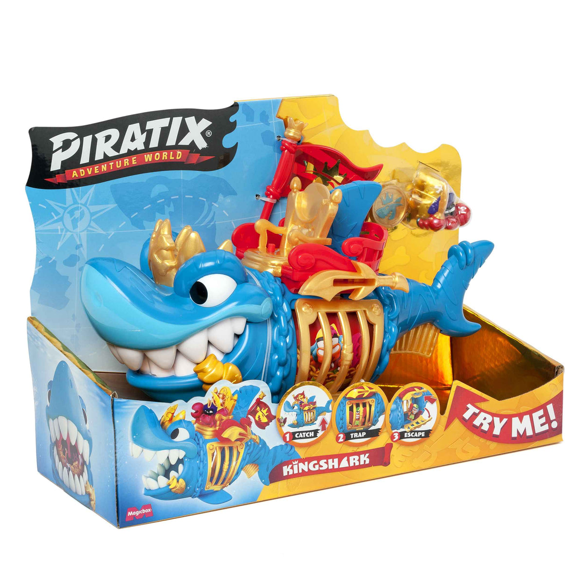 Piratix King Shark – Žaislinis Rinkinys Su Figūrėle