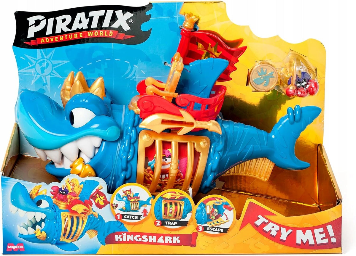 Piratix King Shark – Žaislinis Rinkinys Su Figūrėle