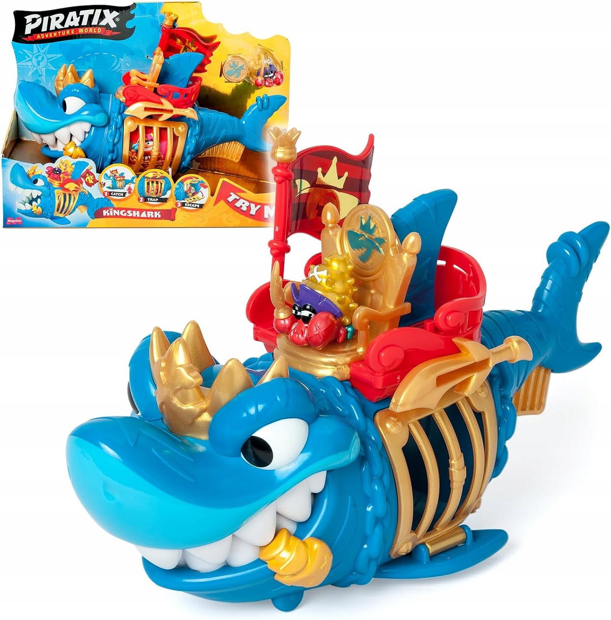 Piratix King Shark – Žaislinis Rinkinys Su Figūrėle