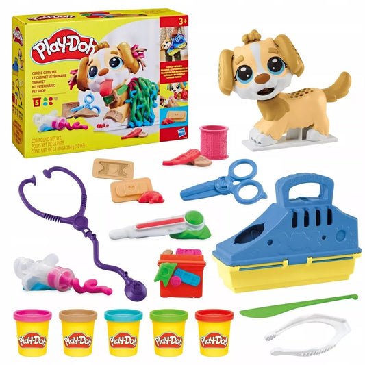 PLAY-DOH modelinas Vizitas pas veterinarą 2024 m. versija F3639