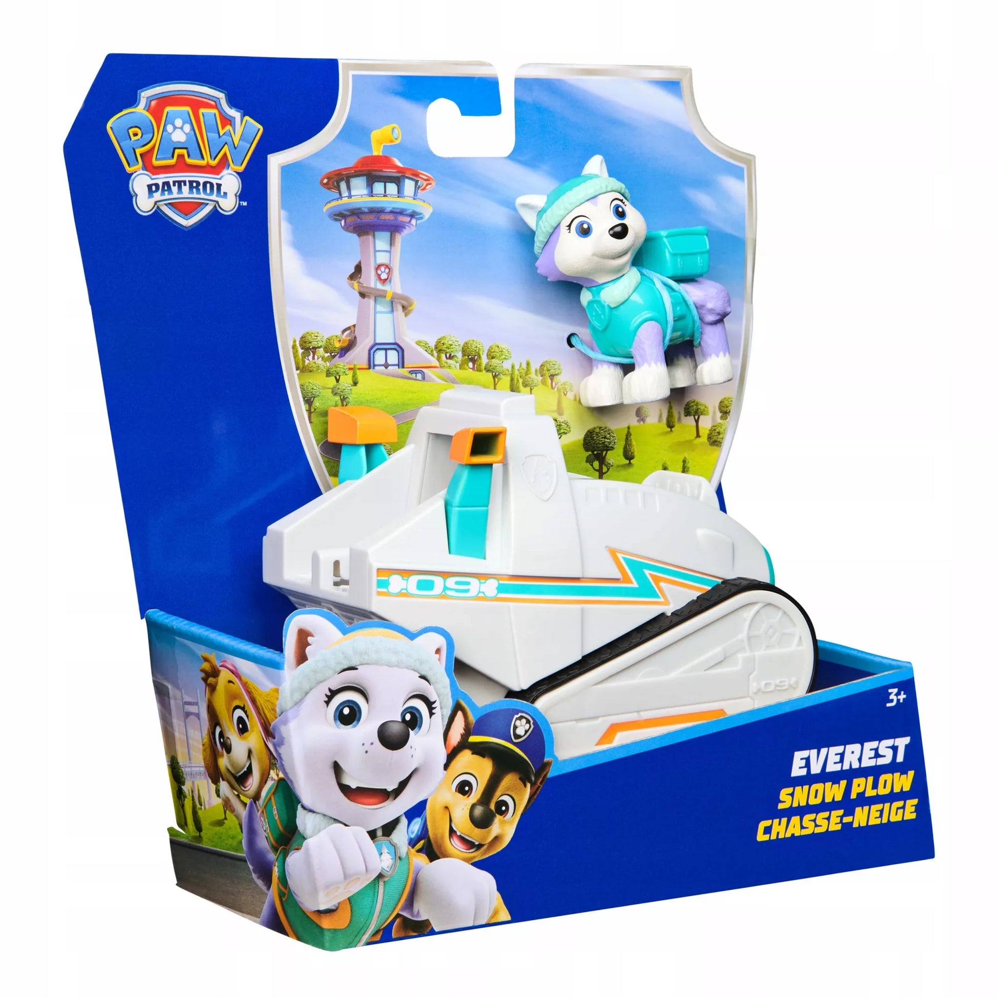 PAW PATROL EVEREST SNIEGOVADO TRANSPORTO PRIEMONĖ + FIGŪRĖLĖ