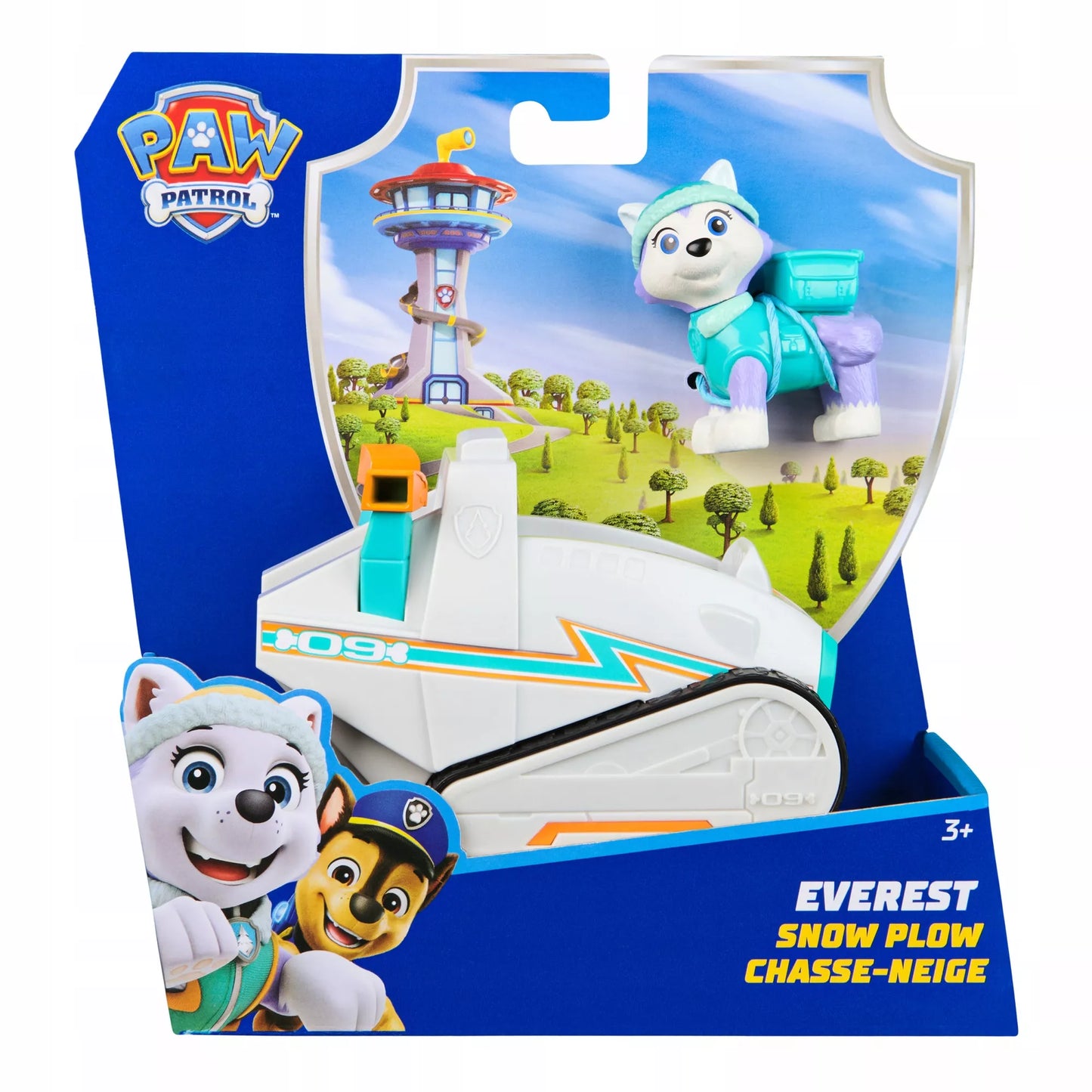 PAW PATROL EVEREST SNIEGOVADO TRANSPORTO PRIEMONĖ + FIGŪRĖLĖ