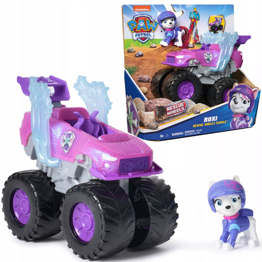 PAW PATROL ROXI visureigis RESCUE WHEELS + figūrėlė