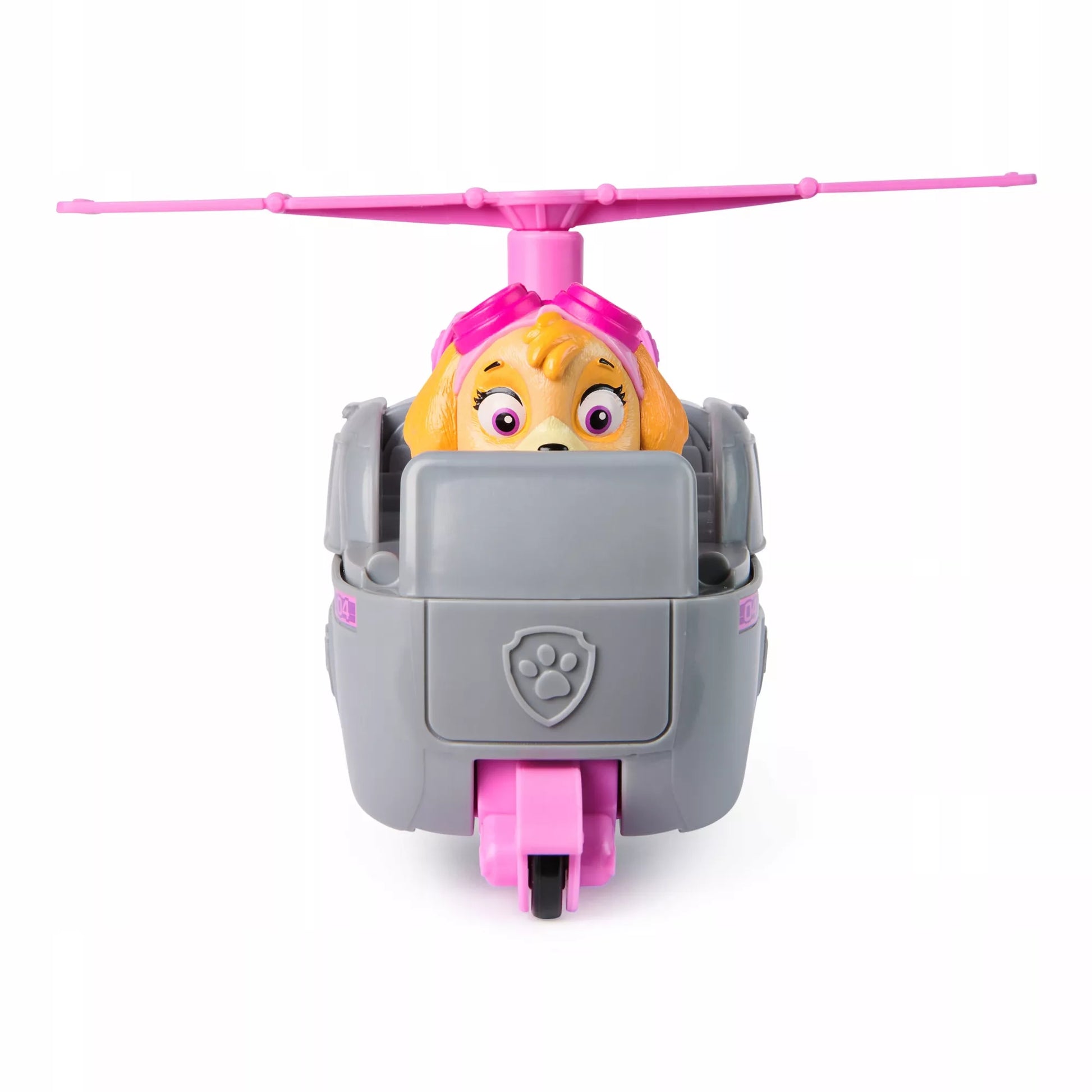 PAW PATROL SKYE SRAIGTASPARNIS GELBĖJIMO TRANSPORTO PRIEMONĖ + ŠUNIUKO FIGŪRĖLĖ