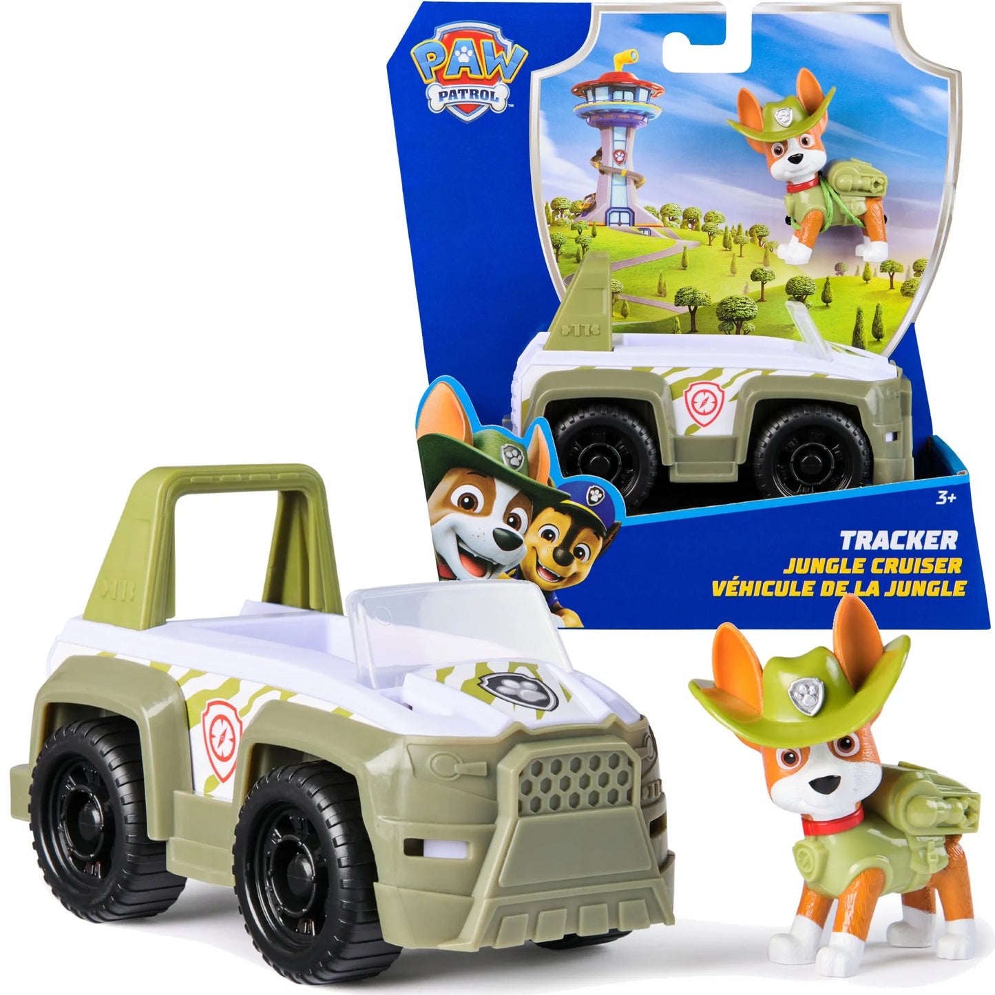 PAW PATROL TRACKER VISUREIGIS DŽIPAS + FIGŪRĖLĖ