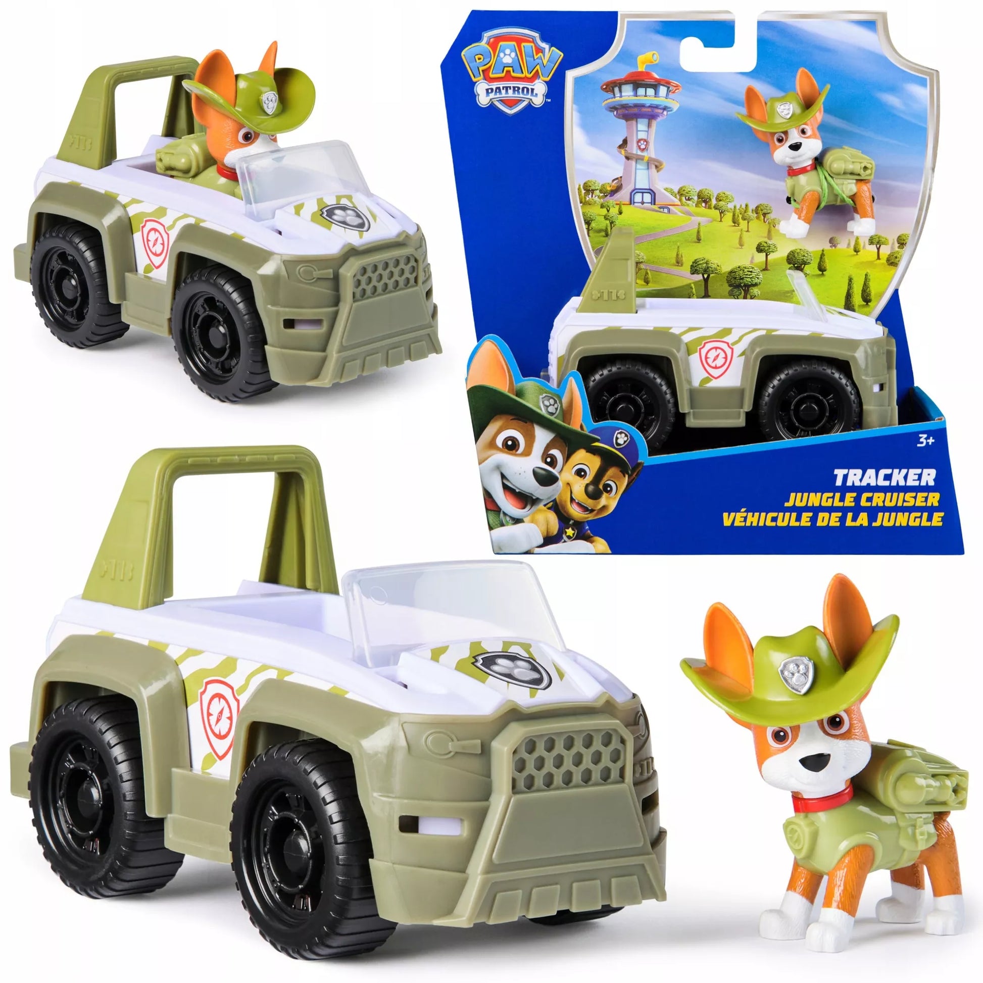 PAW PATROL TRACKER VISUREIGIS DŽIPAS + FIGŪRĖLĖ