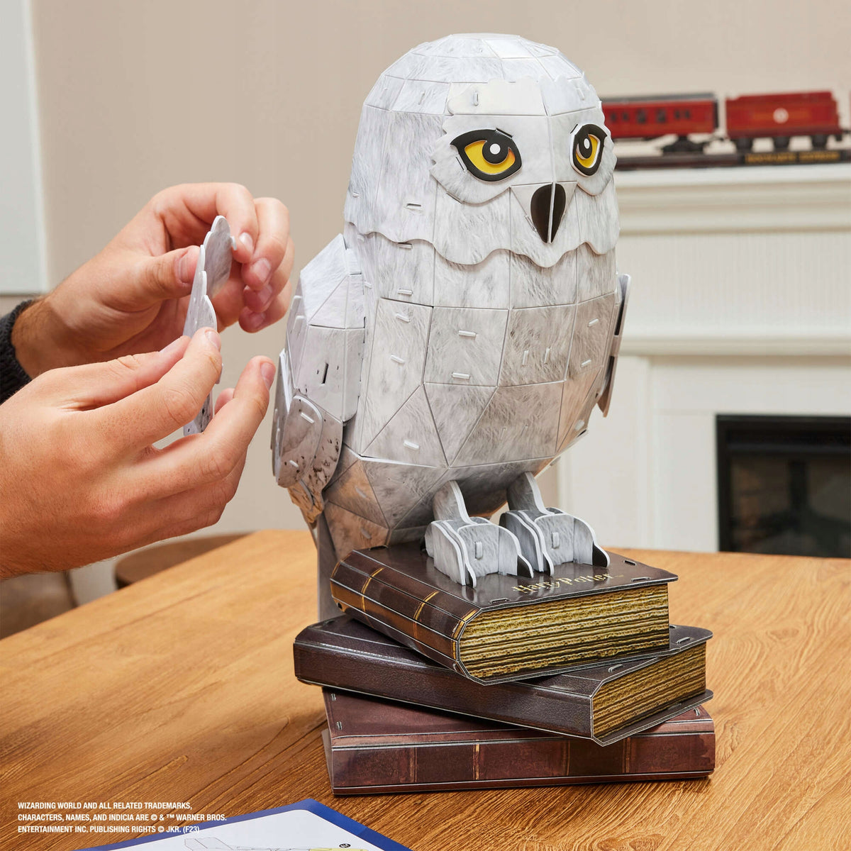Puzzle 3D Harry Potter Hedviga Pelėda – Surenkamas 4D Modelis + Dovanų 8 Žaidimai