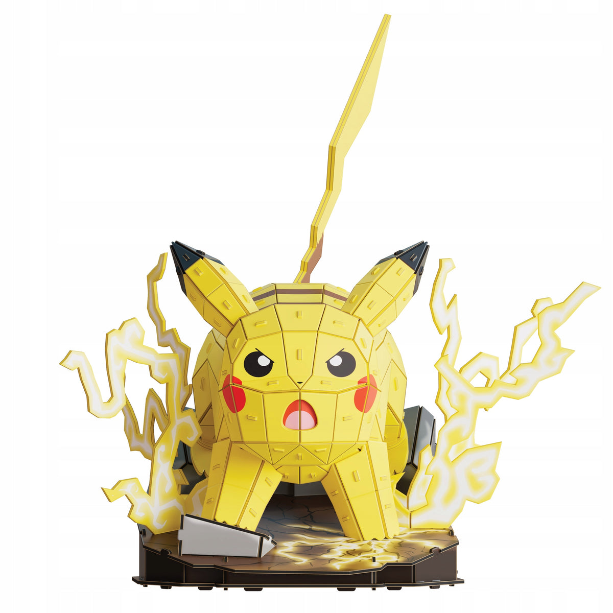 4D Build Pokemon Pikachu 3D Dėlionė – Surenkamas Modelis, 201 Detalė, 33 cm