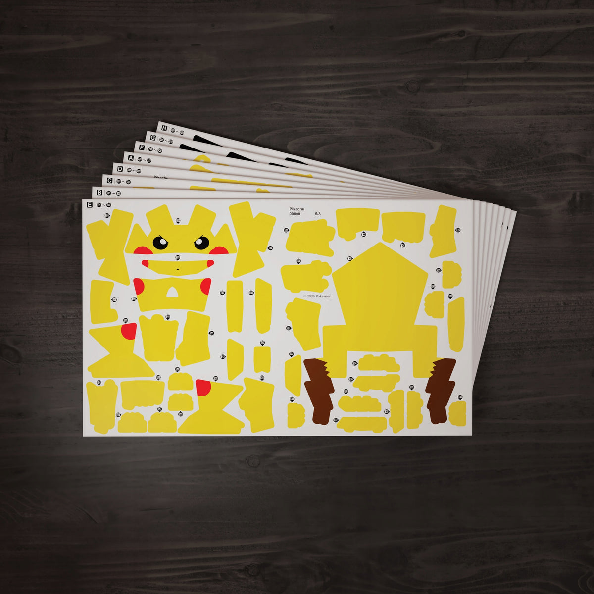 4D Build Pokemon Pikachu 3D Dėlionė – Surenkamas Modelis, 201 Detalė, 33 cm