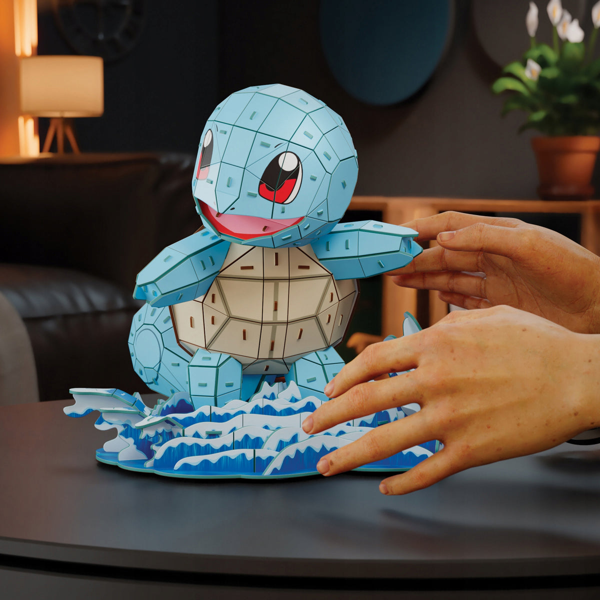 4D Build Pokémon Squirtle – 3D Dėlionė, 180 Elementų, 23,5 cm