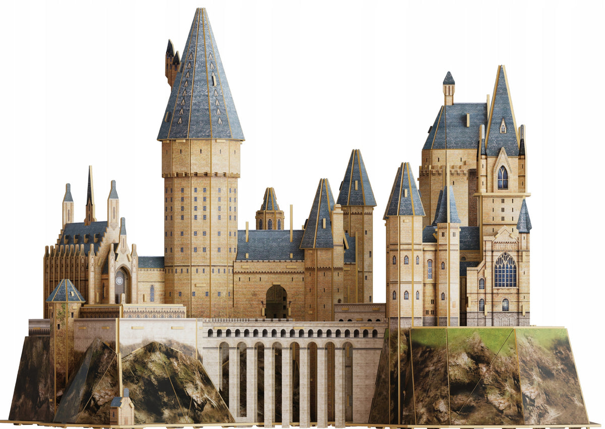 3D Dėlionė „Hogvartso Pilis“ – Harry Potter 4D Build, 48 cm + Dovana