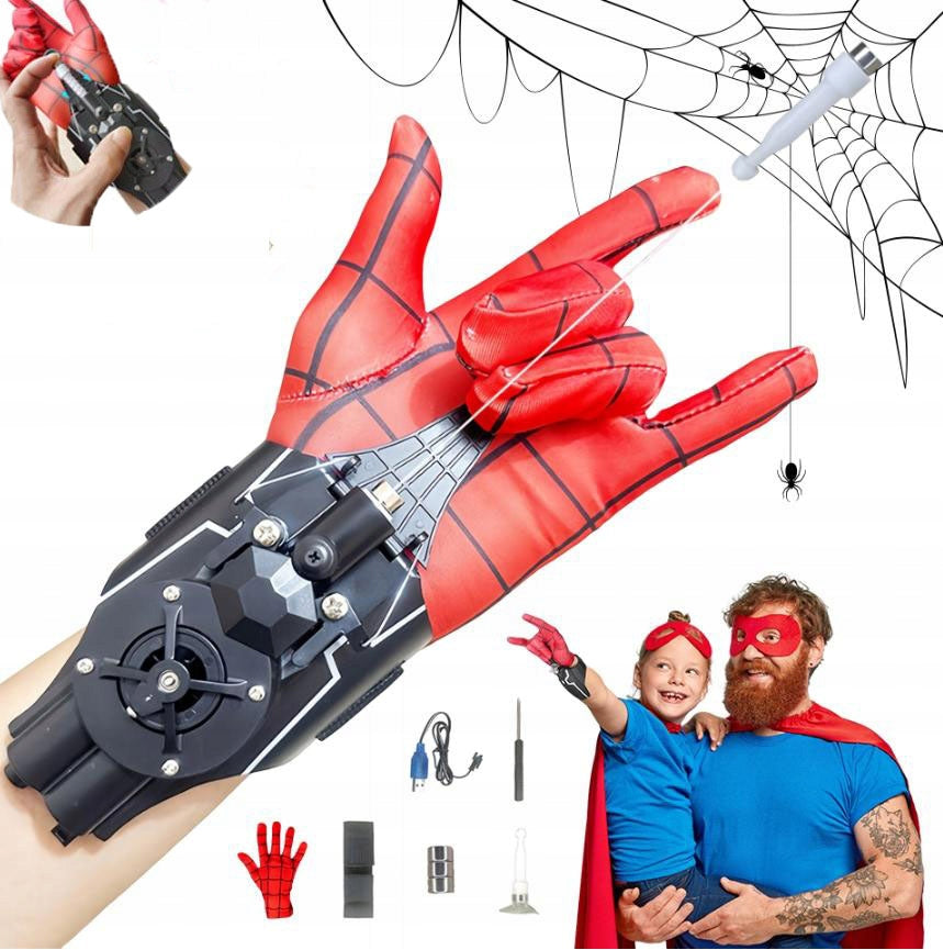 Voratinklio Šautuvo Pirštinė – Puiki Dovana Superherojų Gerbėjams