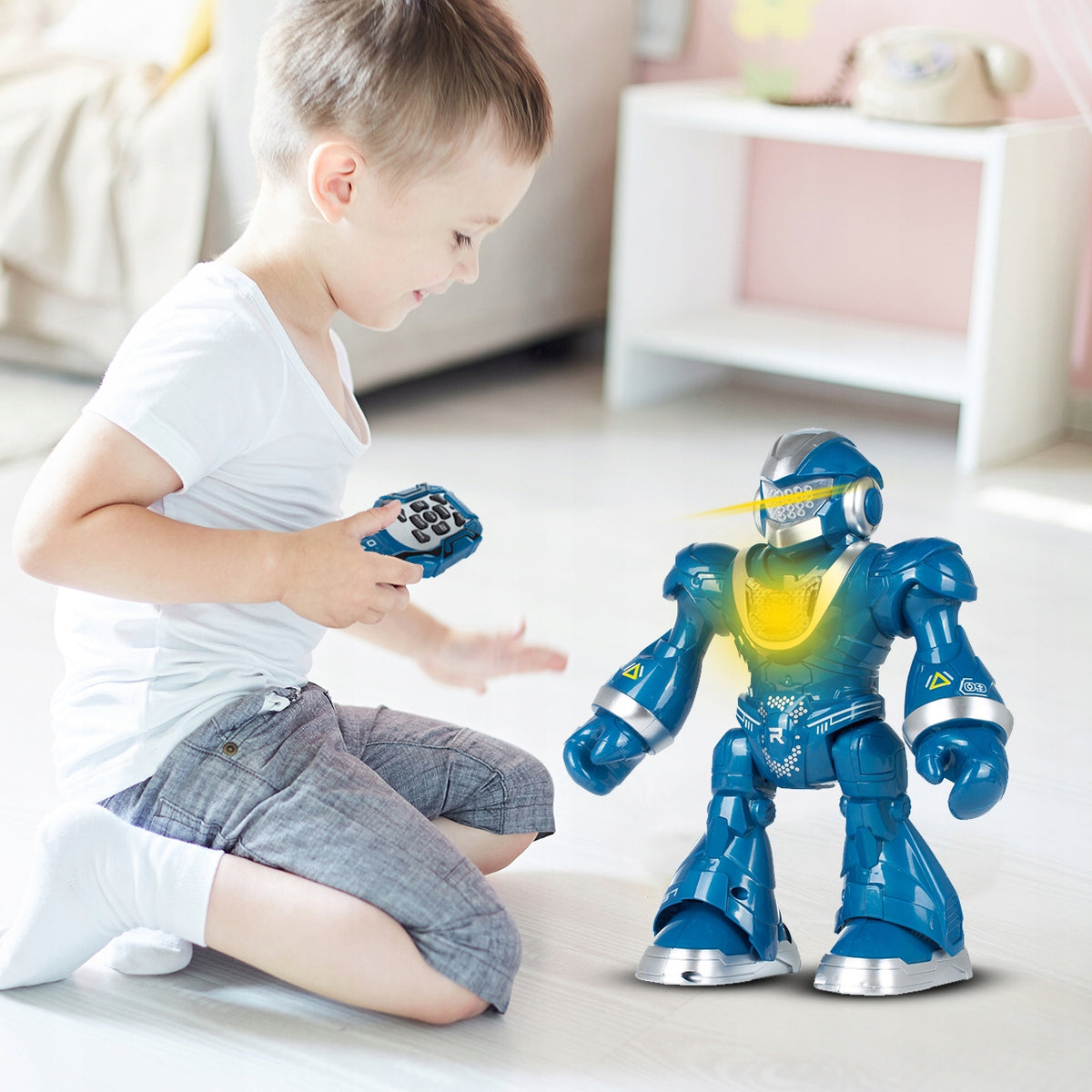 Robotas Su Nuotolinio Valdymo Pultu – Interaktyvus, Šoka, Vaikšto, Dainuoja