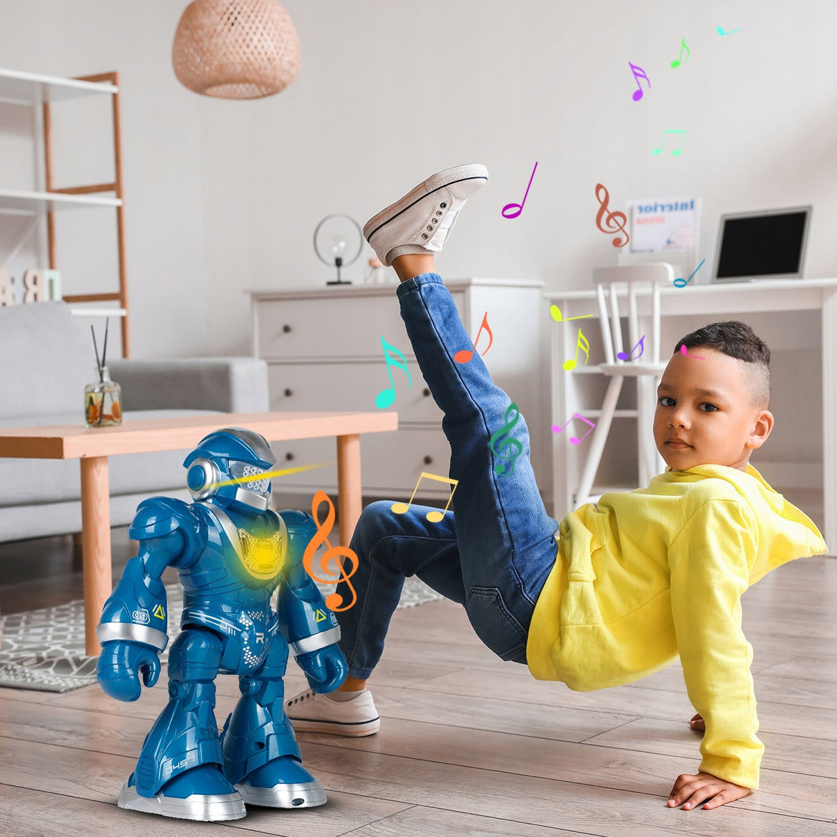 Robotas Su Nuotolinio Valdymo Pultu – Interaktyvus, Šoka, Vaikšto, Dainuoja