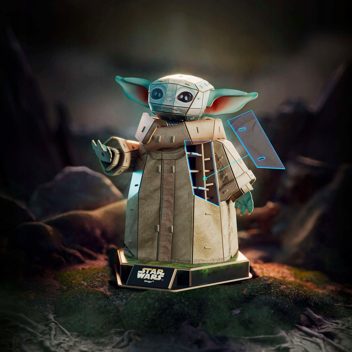 Star Wars Grogu – Mandalorianas Baby Yoda 3D Figūra-Konstruktorius
