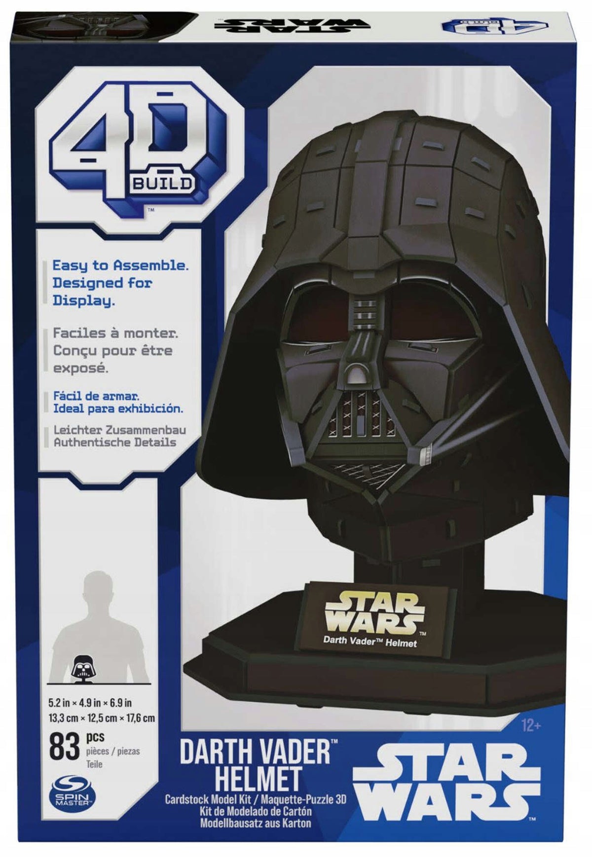 Star Wars Darth Vader Šalmas – 3D Dėlionės Modelis