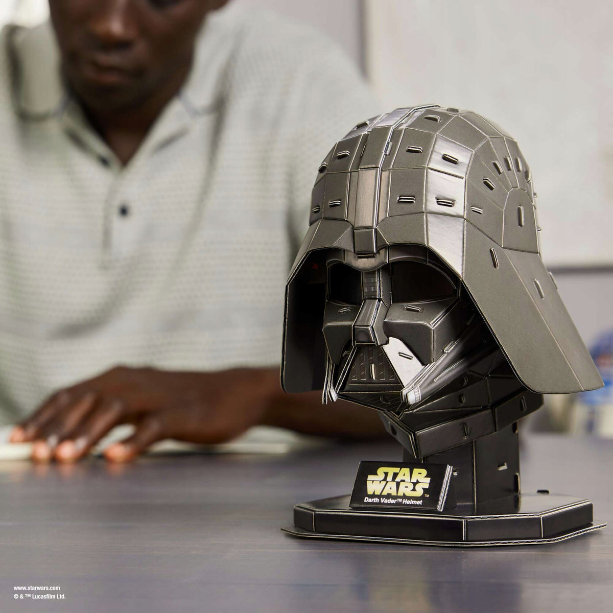 Star Wars Darth Vader Šalmas – 3D Dėlionės Modelis