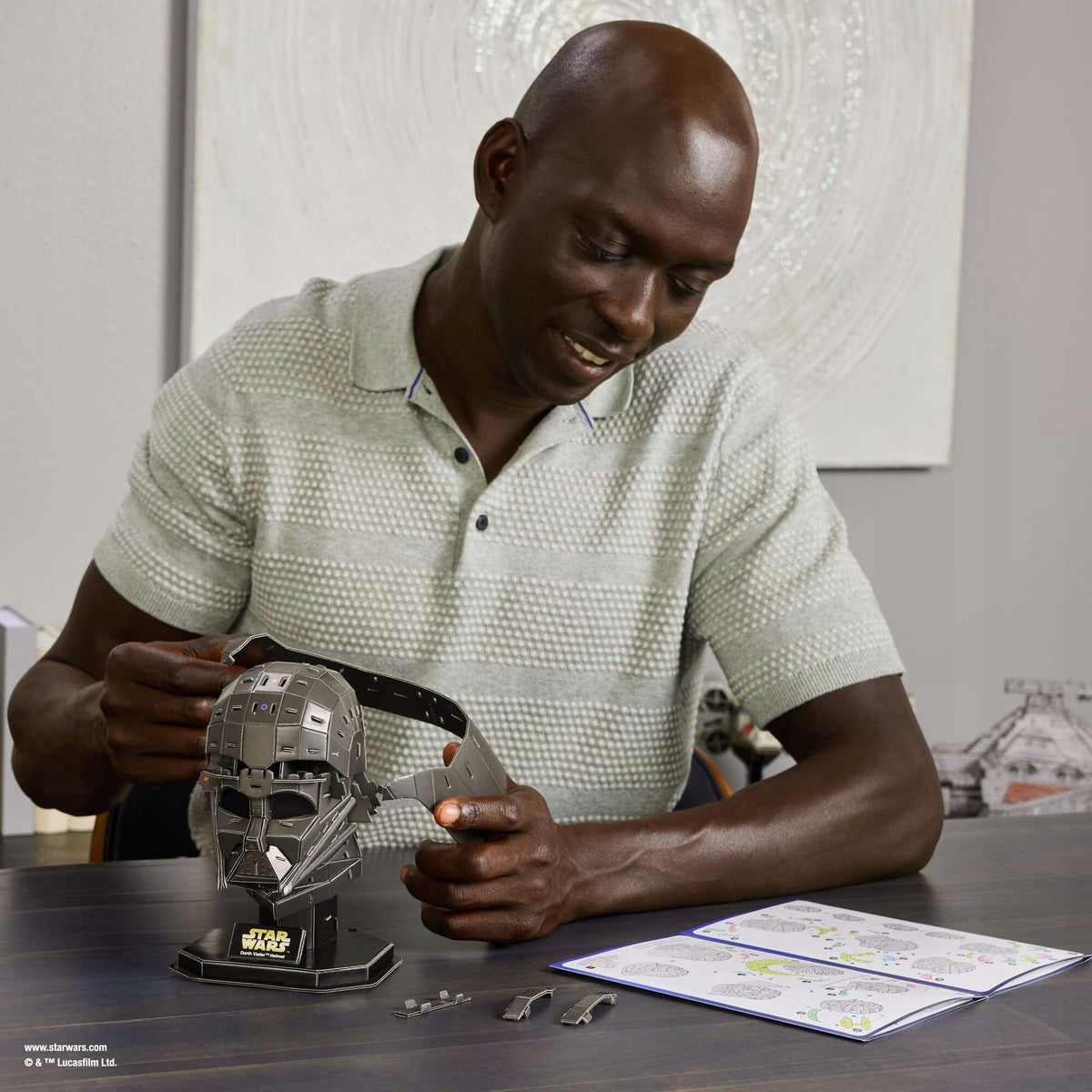 Star Wars Darth Vader Šalmas – 3D Dėlionės Modelis
