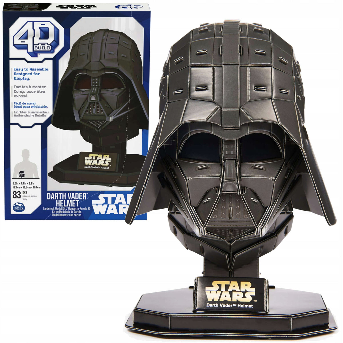 Star Wars Darth Vader Šalmas – 3D Dėlionės Modelis