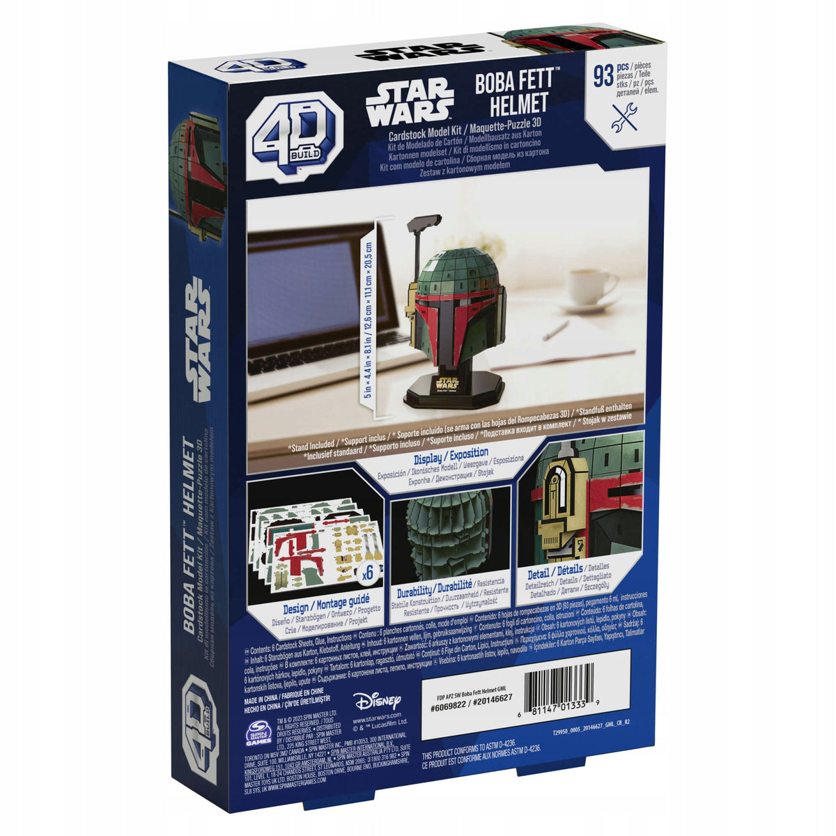 Star Wars 3D Dėlionė – Bobo Fetto Šalmas, Spin Master