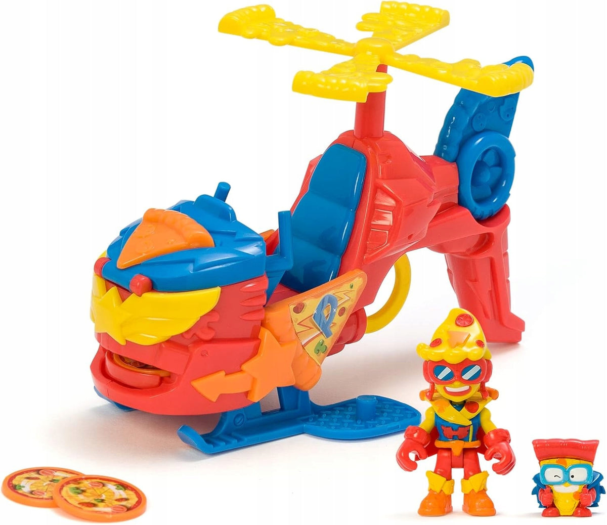 SuperThings Rinkinys: Sraigtasparnis „Pizzacopter“ Su Figūrėle