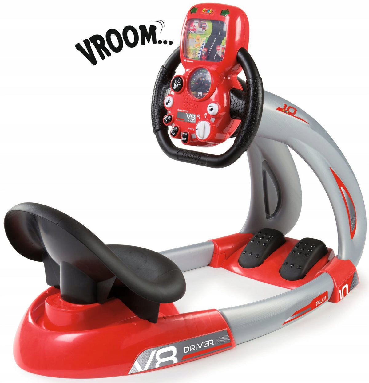 V8 Driver Smoby – Automobilio Vairavimo Simuliatorius Vaikams