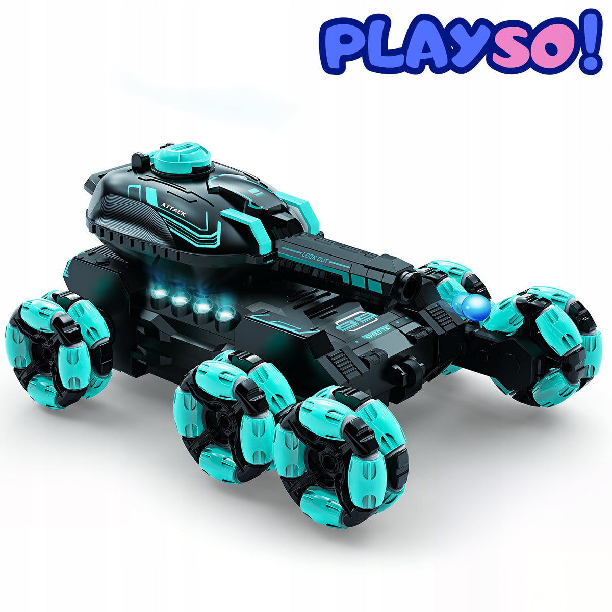 RC Tankas Heckermann HD5055 – Nuotoliniu Būdu Valdomas Žaislas, Mėlynas