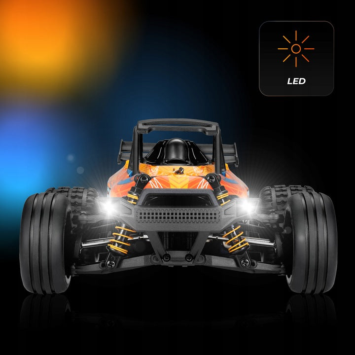 Nuotoliniu Būdu Valdomas Automobilis Overmax X-Horizon 4x4 30 km/h LED 100m + Papildomas Korpusas