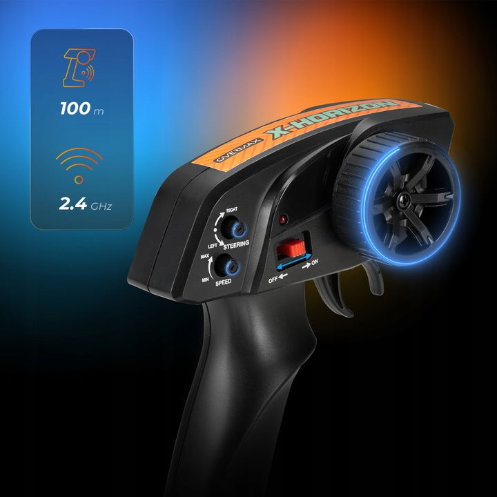 Nuotoliniu Būdu Valdomas Automobilis Overmax X-Horizon 4x4 30 km/h LED 100m + Papildomas Korpusas