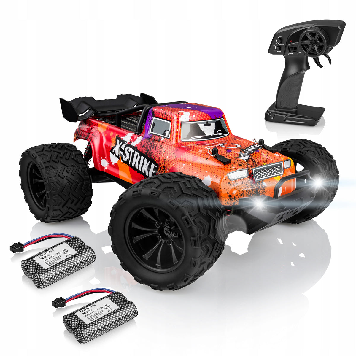 Radijo Bangomis Valdomas Automobilis Overmax X-Strike 4x4 – Iki 45 Km/H
