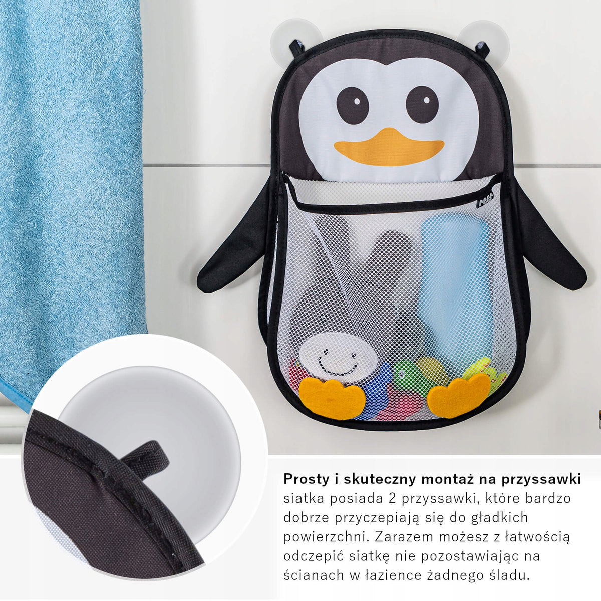 Vonios Žaislų Tinklelis-Organizeris REER MyHappyPingu